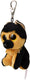 Ty beanie boo's clip spirit german shepard dog, 7cm