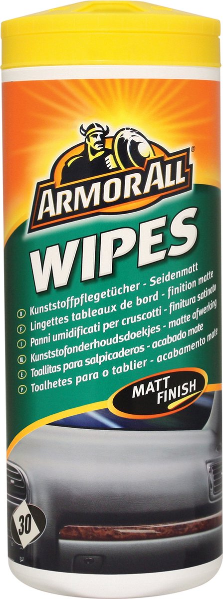 Armor all aa35030m kunststof onderhoudsdoekjes mat 30 stuks