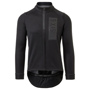 Merino regenjas six6 heren zwart