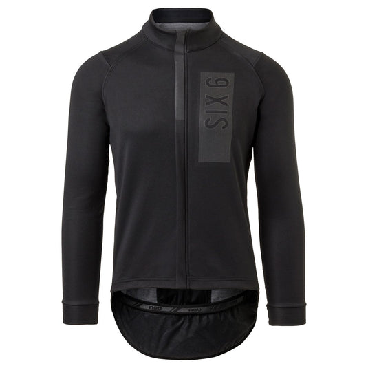 Merino regenjas six6 heren zwart