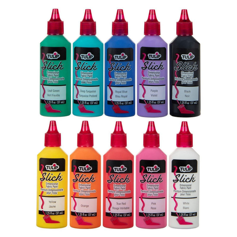 Load image into Gallery viewer, Tulip • 3d textielverf 37ml rainbow color collection 10st.
