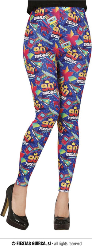 Fiestas guirca - blauwe legging 90's - maat l