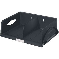 Leitz brievenbak sorty standaard 5230 zwart staand +1 schot