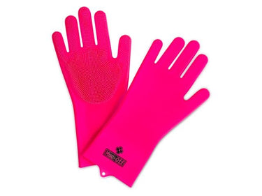 Muc-off schrobhandschoen pink