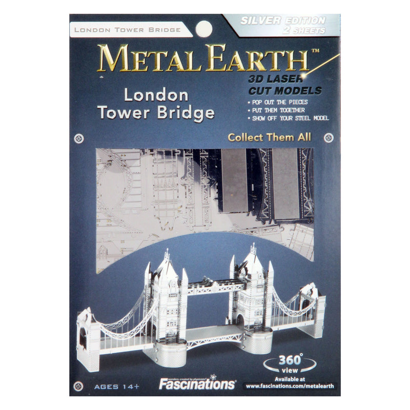 Load image into Gallery viewer, Eureka metal earth london tower bridge zilver editie
