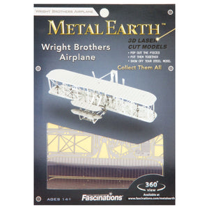 Eureka metal earth wright brothers airplane