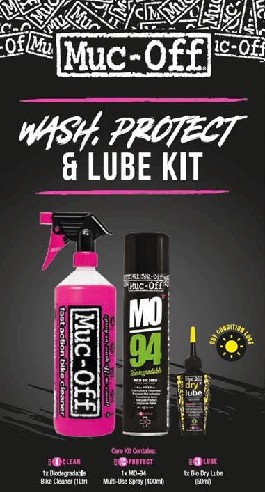 Afbeelding laden in galerijviewer, Muc-off wash protect lube kit (dry lube version)
