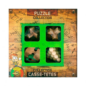 Eureka houten breinpuzzels junior, 4st.