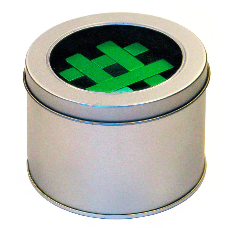 Load image into Gallery viewer, Eureka breinpuzzel metaal in blik - hashtag **
