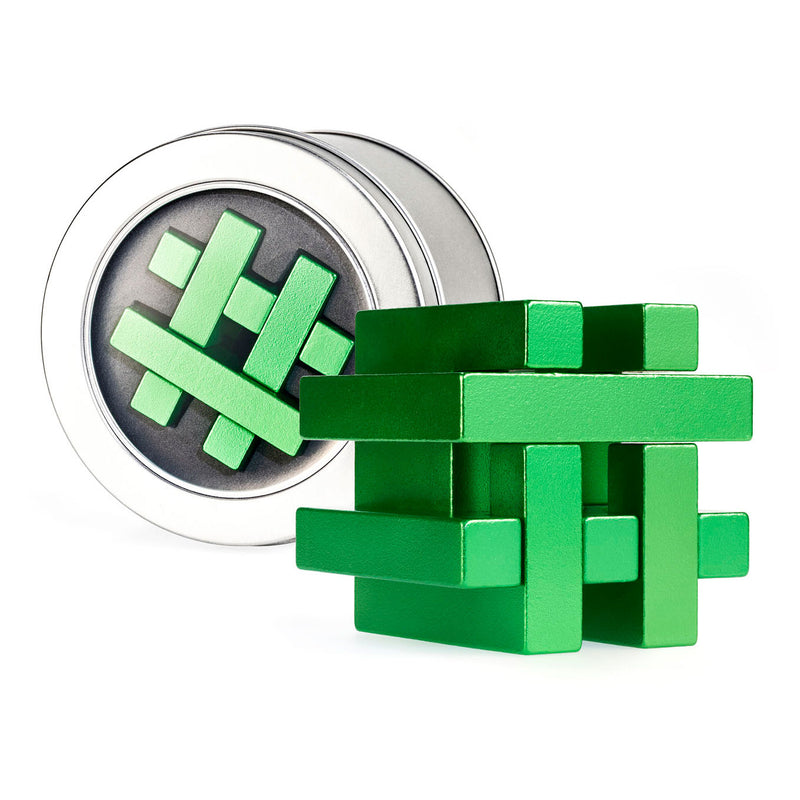 Load image into Gallery viewer, Eureka breinpuzzel metaal in blik - hashtag **
