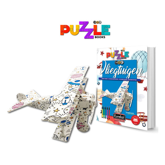 Eureka 3d puzzel books - vliegtuigen