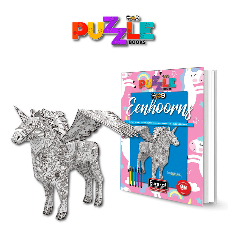Load image into Gallery viewer, Eureka 3D Puzzel Books Eenhoorns
