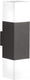 Trio hudson - wandlamp - antraciet - incl. 2x e14 3,5 w - verlichting omhoog en omlaag - wandmontage - niet dimbaar - buitenverlichting - ip44