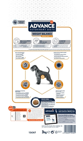 Advance Veterinary diet dog weight balance medium maxi