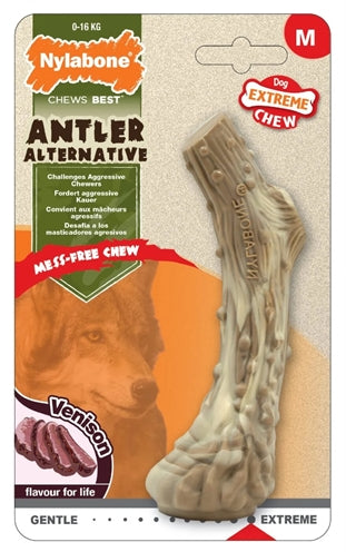 Load image into Gallery viewer, Nylabone Extreme chew antler bone hertsmaak
