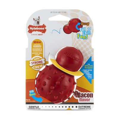 Chargez l'image dans la visionneuse de la galerie, Nylabone Strong rubber cone baconsmaak
