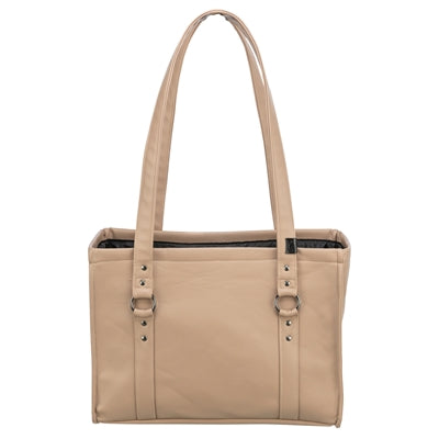 Load image into Gallery viewer, Trixie hondentas citystyle kunstleer cappuccino
