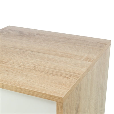 Load image into Gallery viewer, Trixie kattenmand huis isa houtlook lichtbruin wit
