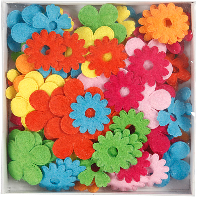 Load image into Gallery viewer, Https: www.cchobby.nl bloemen-van-vilt-afm-35x45-mm-dikte-1-2-mm-135-stuk-1-doos
