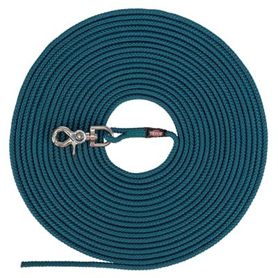 Load image into Gallery viewer, Trixie hondenriem sleeplijn rond zonder handlus petrol blauw
