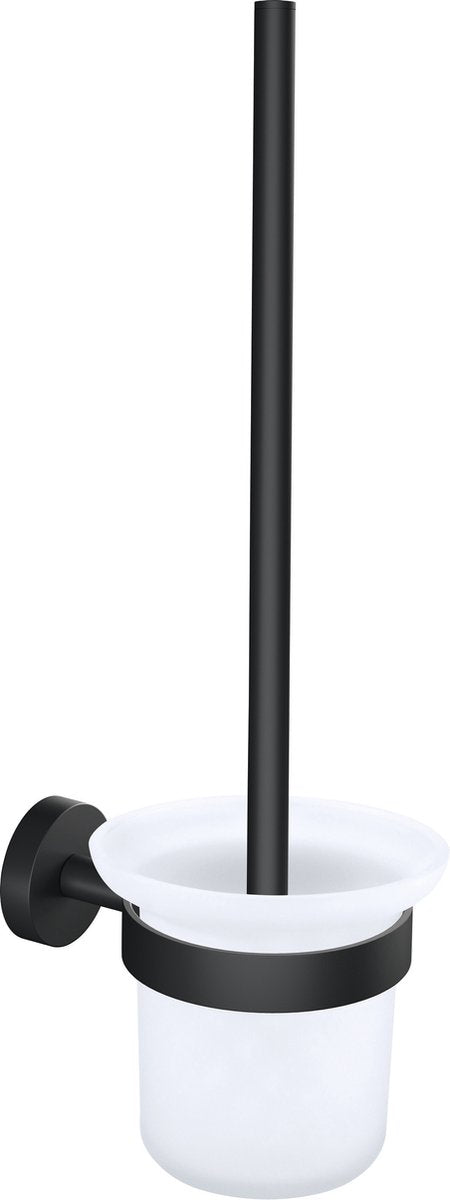 Tesa 1072280 - moon black toiletborstel zwart | 2 stuks