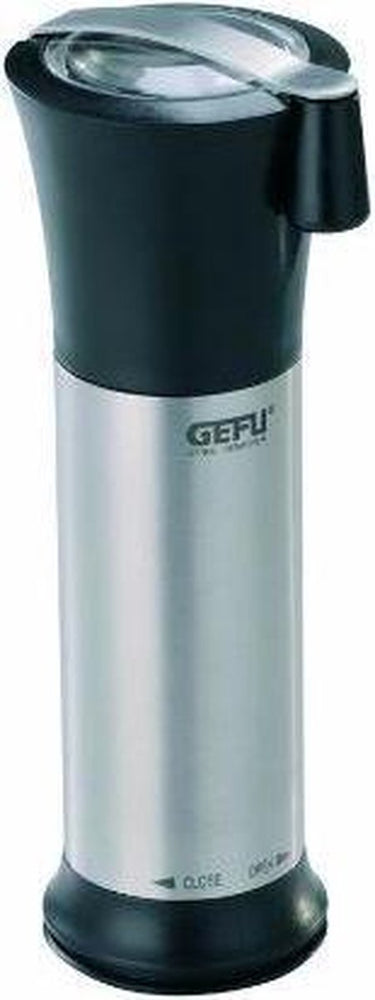 Gefu moscata nootmuskaatmolen 11 cm – rvs acryl – met opbergvak voor nootmuskaat