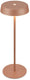 Briloner pala – tafellamp oplaadbaar – dimbaar – draadloos – ip44 – warm wit licht – koffie kleur – ø13 x 36,5 cm