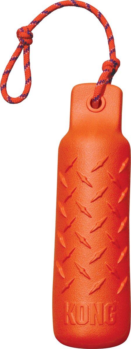 Kong training dummy - hondenspeelgoed - oranje - l - 27 cm