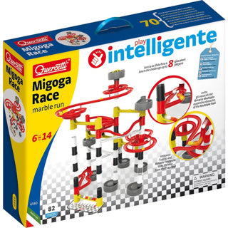 Afbeelding laden in galerijviewer, Quercetti migoga race knikkerbaan - 80-delige set voor jongens - 6-12 jaar

