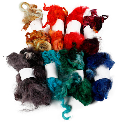 Creativ company curly locks, diverse kleuren, 8x20 gr 1 bol