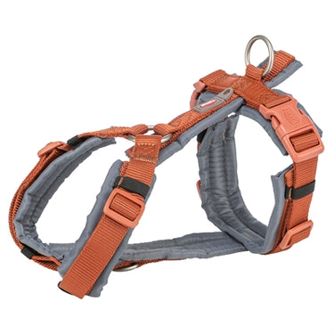 Trixie hondentuig premium trekking roest bruin grafiet grijs