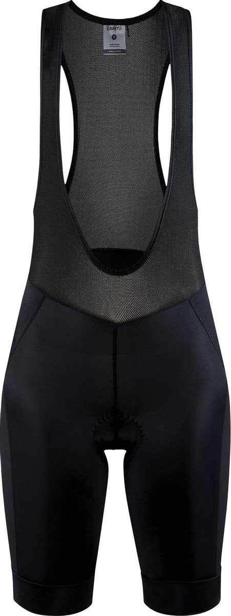Craft endur bib shorts c4 w dames fietsbroek - zwart