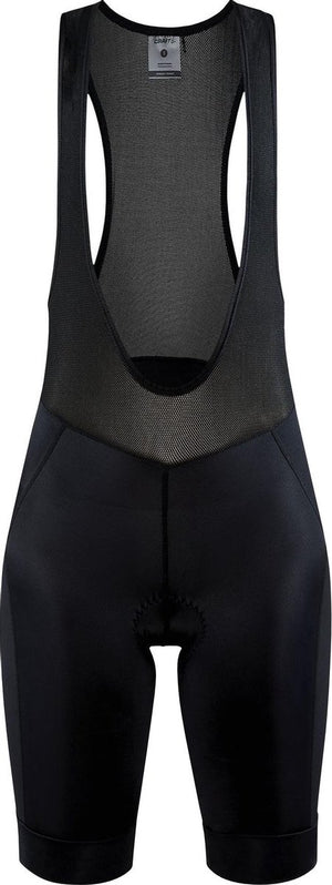 Craft endur bib shorts c4 w dames fietsbroek - zwart
