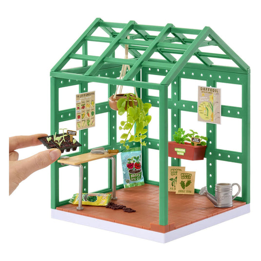Miniverse - spaces starter pack greenhouse-knutselset - bouwpakket- maak je eigen mini plantenkas!
