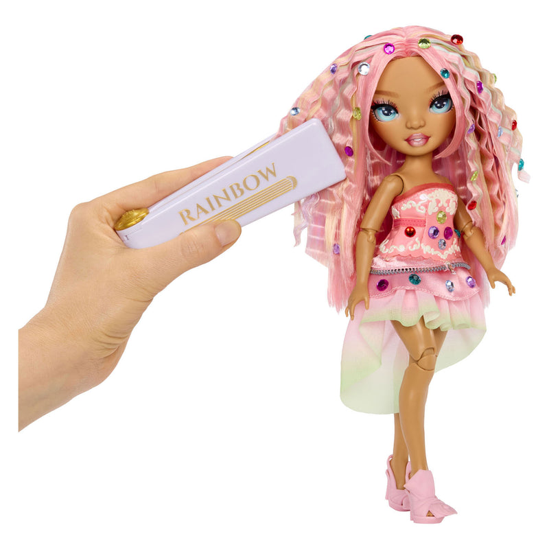 Chargez l'image dans la visionneuse de la galerie, Rainbow high be dazzling-modepoppen -adeline rose (roze) met bedazzle-tool en glinsterende strass-steentjes
