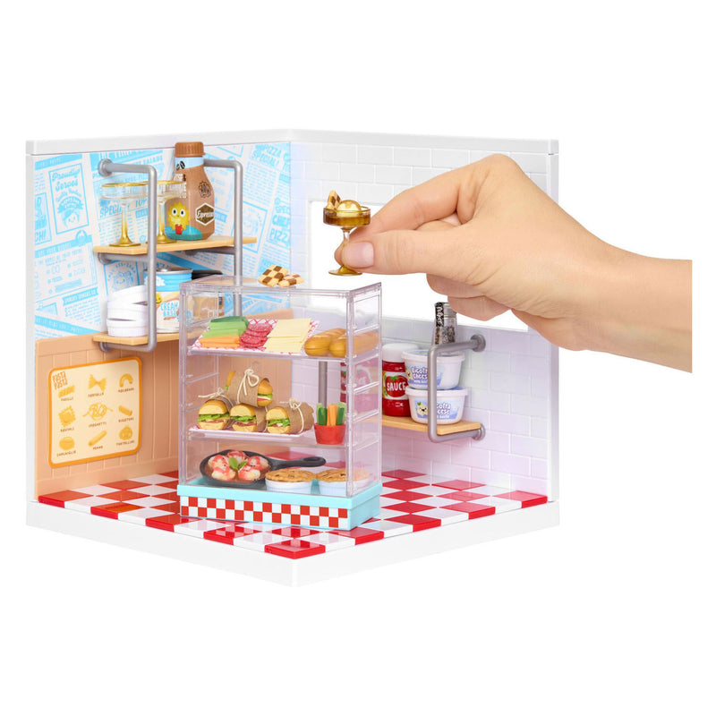 Afbeelding laden in galerijviewer, Miniverse ™ make it mini spaces™ pizzawinkel - knutselset - bouwpakket- maak je eigen mini pizzeria
