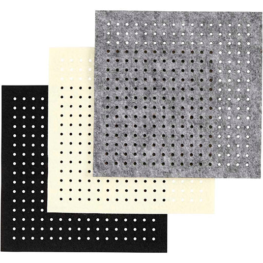 Https: www.cchobby.nl hobbyvilt-met-gaten-afm-20x20-cm-dikte-3-mm-zwart-grijs-off-white-3x4-vel-1-doos