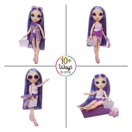 Rainbow high swim style-modepop - 28 cm - violet (paars)
