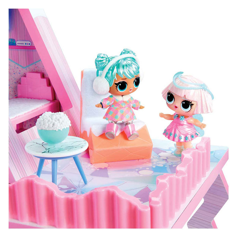 Load image into Gallery viewer, L.o.l. surprise winter snow chalet poppenhuis
