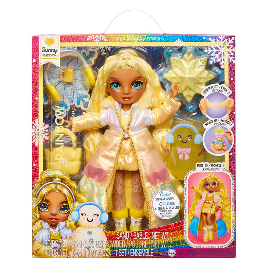 Mga entertainment rainbow high winter wonderland pop - sunny geel