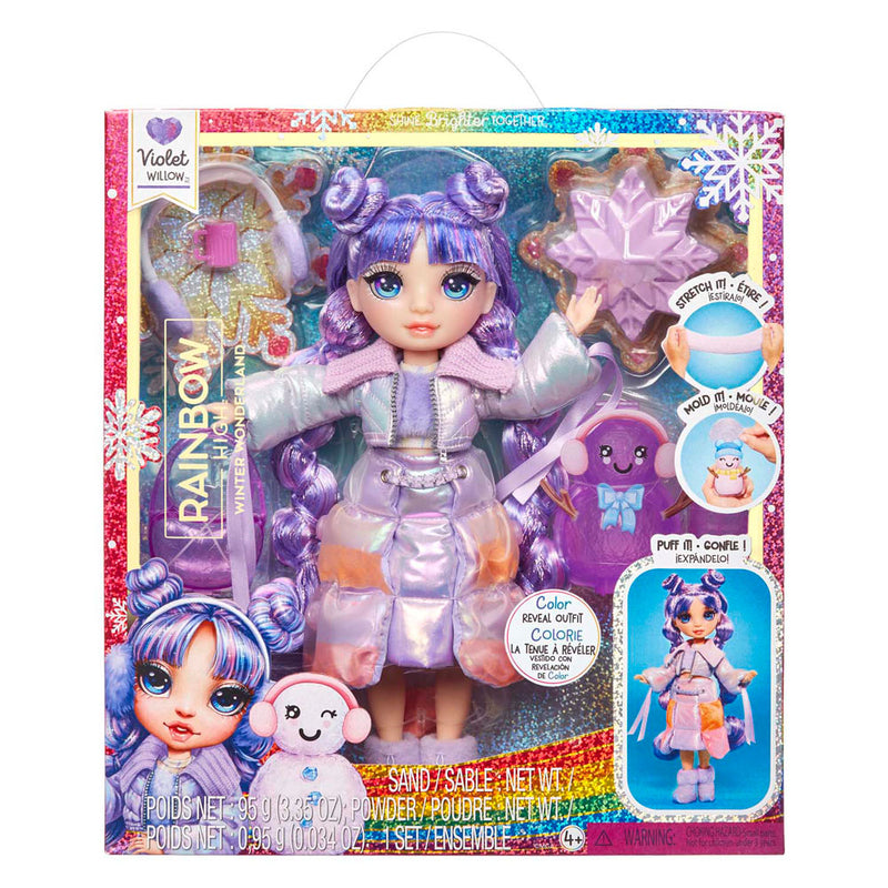 Load image into Gallery viewer, Mga entertainment rainbow high winter wonderland pop - violet willow

