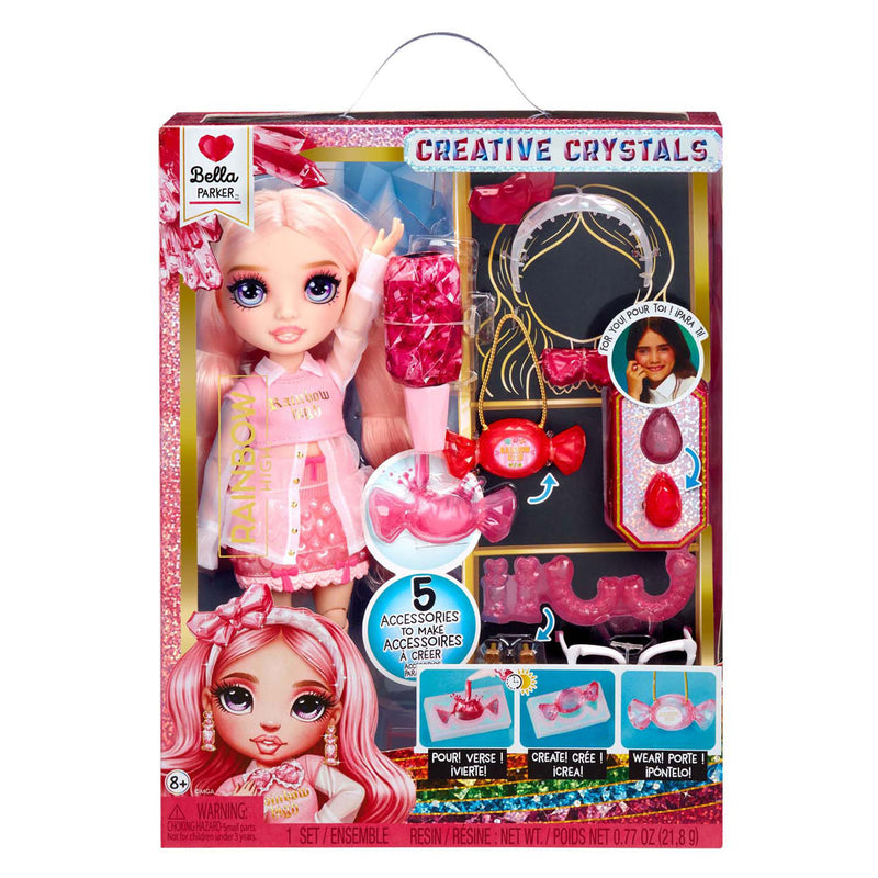 Afbeelding laden in galerijviewer, Rainbow high crystal fashion modepop - bella
