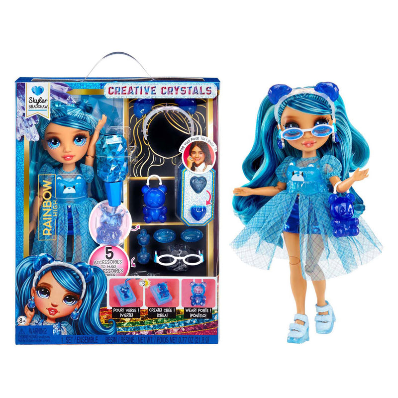 Afbeelding laden in galerijviewer, Rainbow high crystal fashion modepop - skyler
