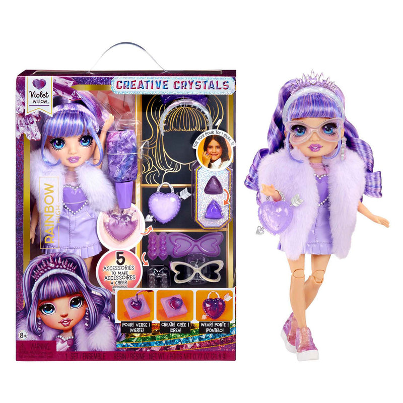 ギャラリービューアに画像をロードする, Rainbow high crystal fashion modepop - violet
