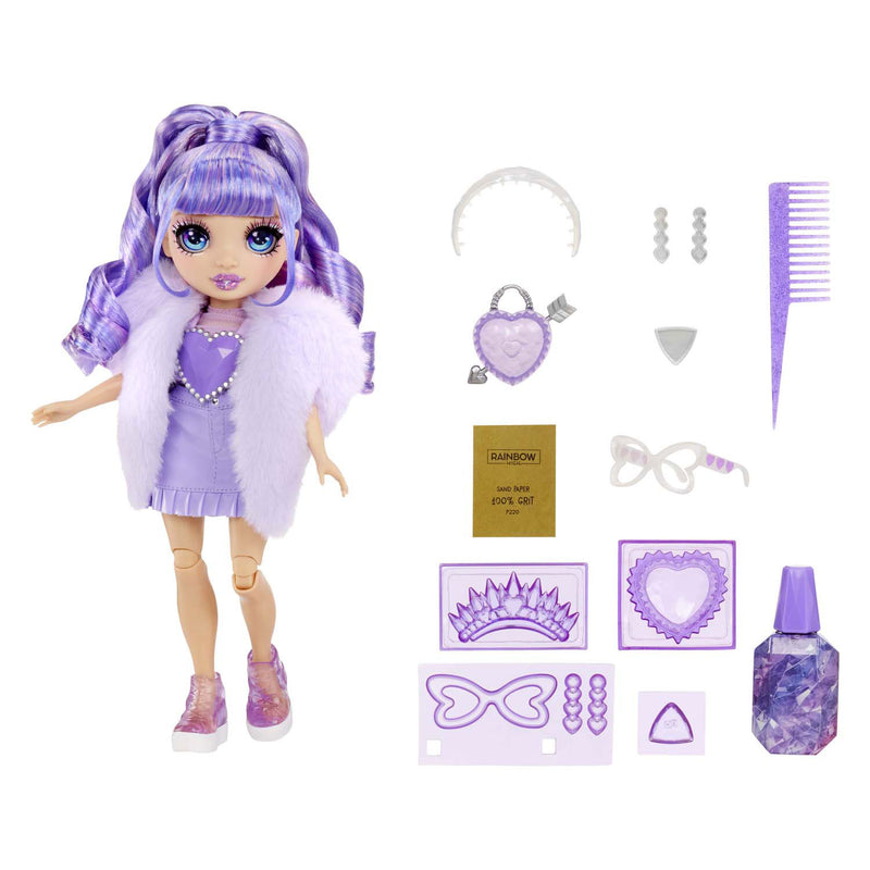 ギャラリービューアに画像をロードする, Rainbow high crystal fashion modepop - violet
