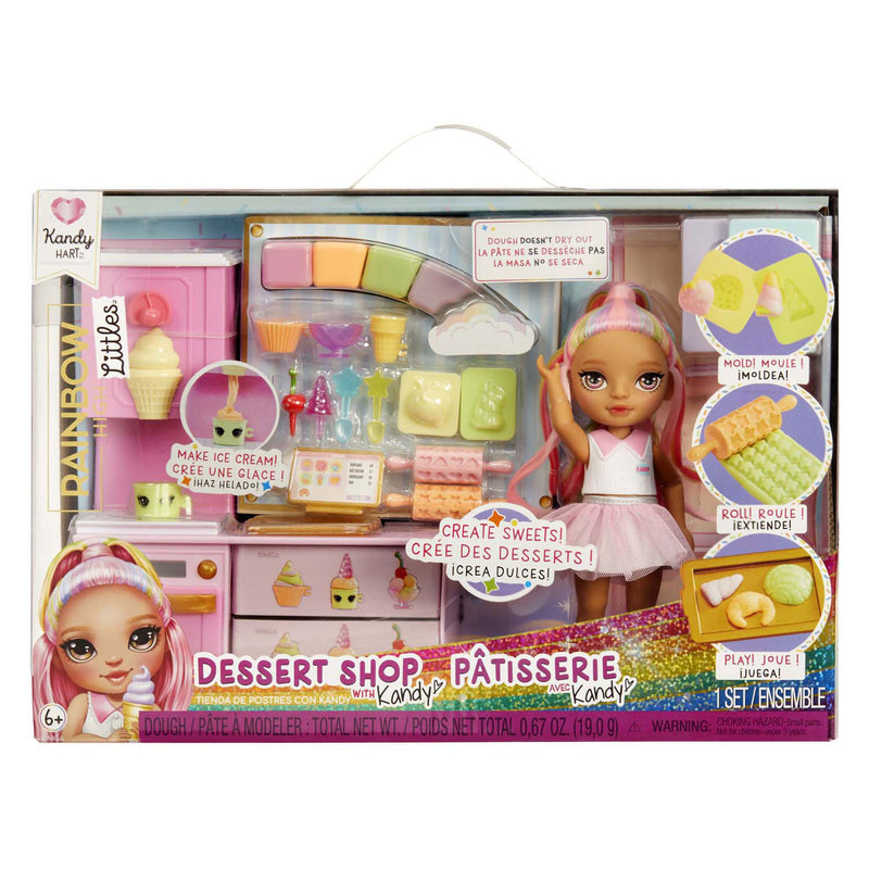 Load image into Gallery viewer, Mga entertainment rainbow high pop kleine dessertwinkel met kandy speelset
