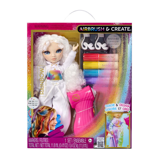 Mga entertainment rainbow high air brush create modepop - green eyes