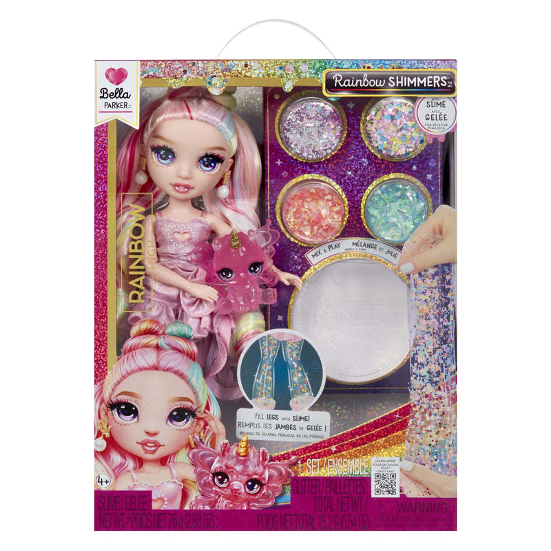 Chargez l'image dans la visionneuse de la galerie, Rainbow high shimmers met slijm-modepop - bella (roze)
