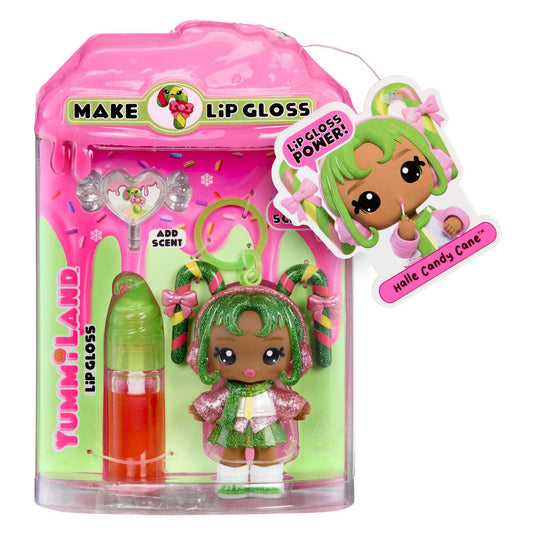 Mga entertainment yummiland pop - halle candy cane met lipgloss set