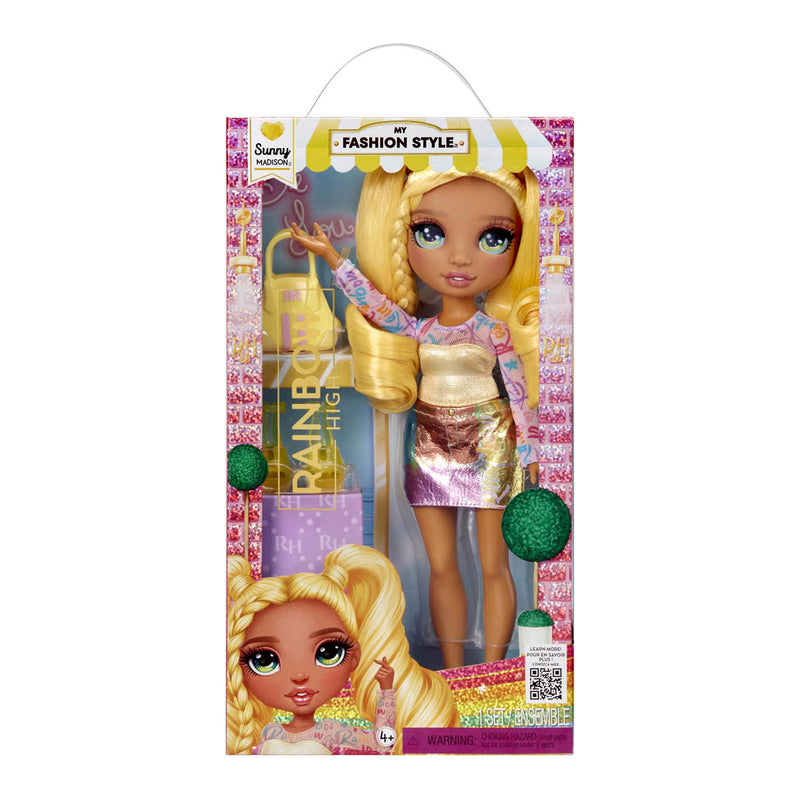 Afbeelding laden in galerijviewer, Rainbow high my fashion style-modepoppen - sunny
